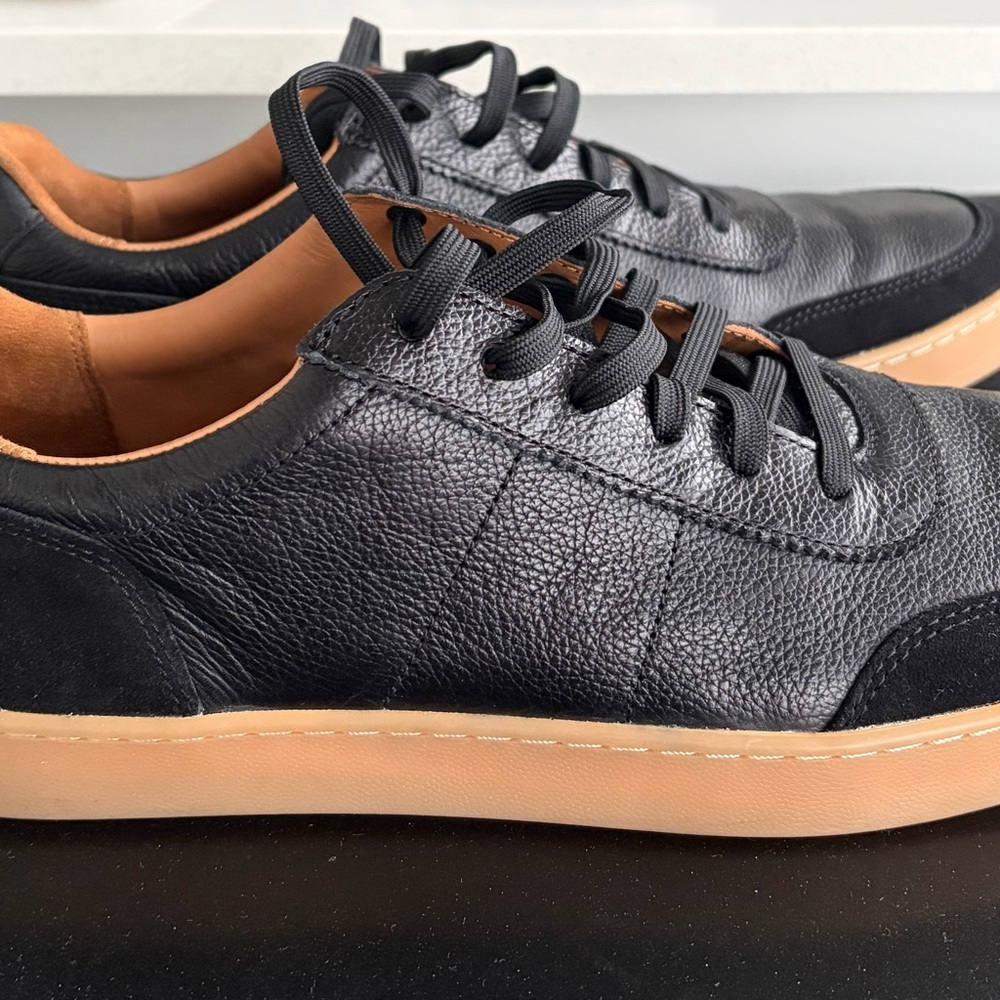 Black Leather/ Suede Men's Shoes Allen Edmonds 9.5